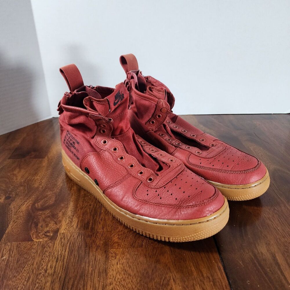 Nike SF Air Force 1 Mid Men's Size 10 without Soles, Laces and Belt